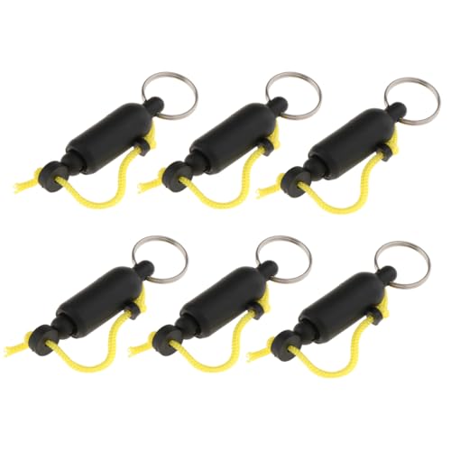 6Pcs Planer Release Clips Heavy Tension Snap Release Clip Mini-Otter Planer Release for Off Shore Fishing