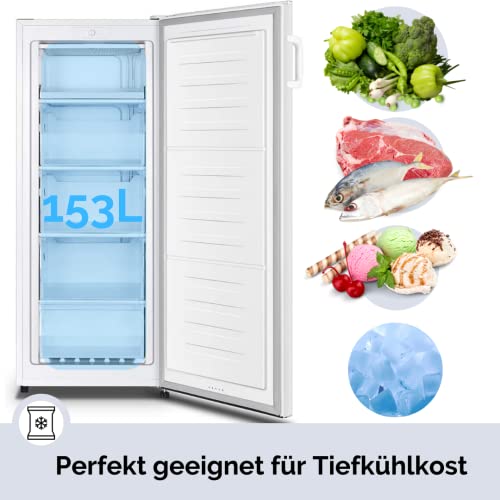 PKM Gefrierschrank GS169.4A++ mit 5 Schubladen und 165 Litern Kapazität