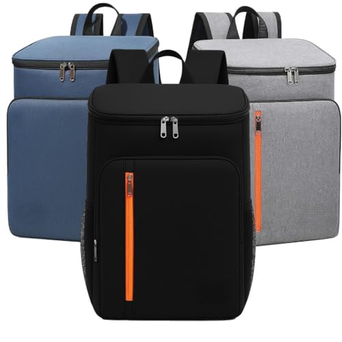 Mochila Térmica Grande 20L Cooler Portátil Resistente Impermeável Piqueniques Viagens Esportes Ar Livre(Cores Aleatoria)