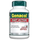 Genacol Fast Action Natural Formula with Curcumin, Boswellia & Black Sesame Oil | All-Natura | Non-GMO | 60 Fast Dissolving Softgels