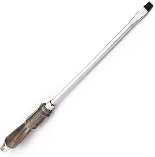 Auniwaig Slotted Keystone Tip Impact Screwdriver,10-Inch Demolition Magnetic Screwdriver for Automotive and General Repairs 1pcs