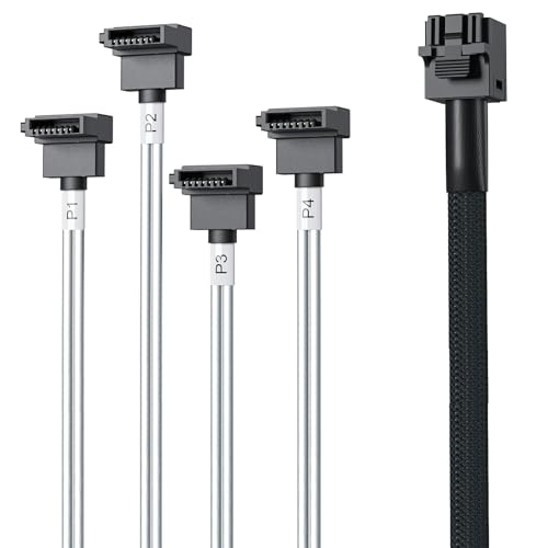 Cable Mini SAS HD SFF-8643 a 4 SATA soluciona la falta de espacio en cajas de servidor