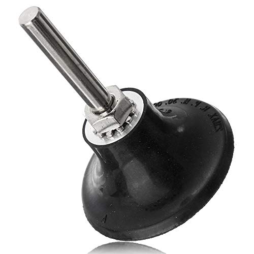 Mesee 2 Stück Roll Lock-Scheiben Halter, Disc Pad Halter Schleifteller mit 1/4 zoll Schaft für Roll Lock Runde Drehwerkzeug Schleifen Polier-Finish Conditioning Discs