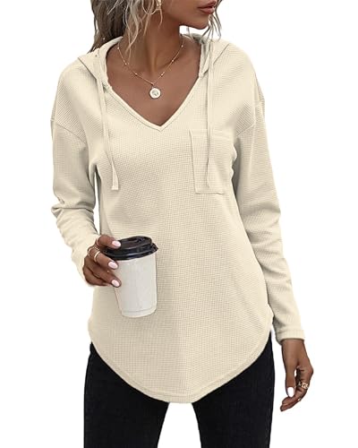 Tanmolo Kapuzenpullover Damen Baumwolle Hoodie Pullover Sweatshirt Langarm...