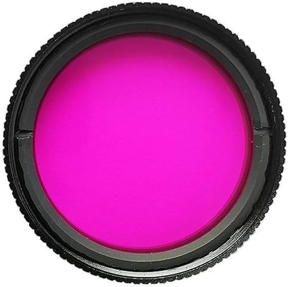 PVS14 Night Vision Eyepiece Filter Brown Purple Orange Eyepiece sacrificial Window Protective Cover Suitable for 30mm Lens(Pink)