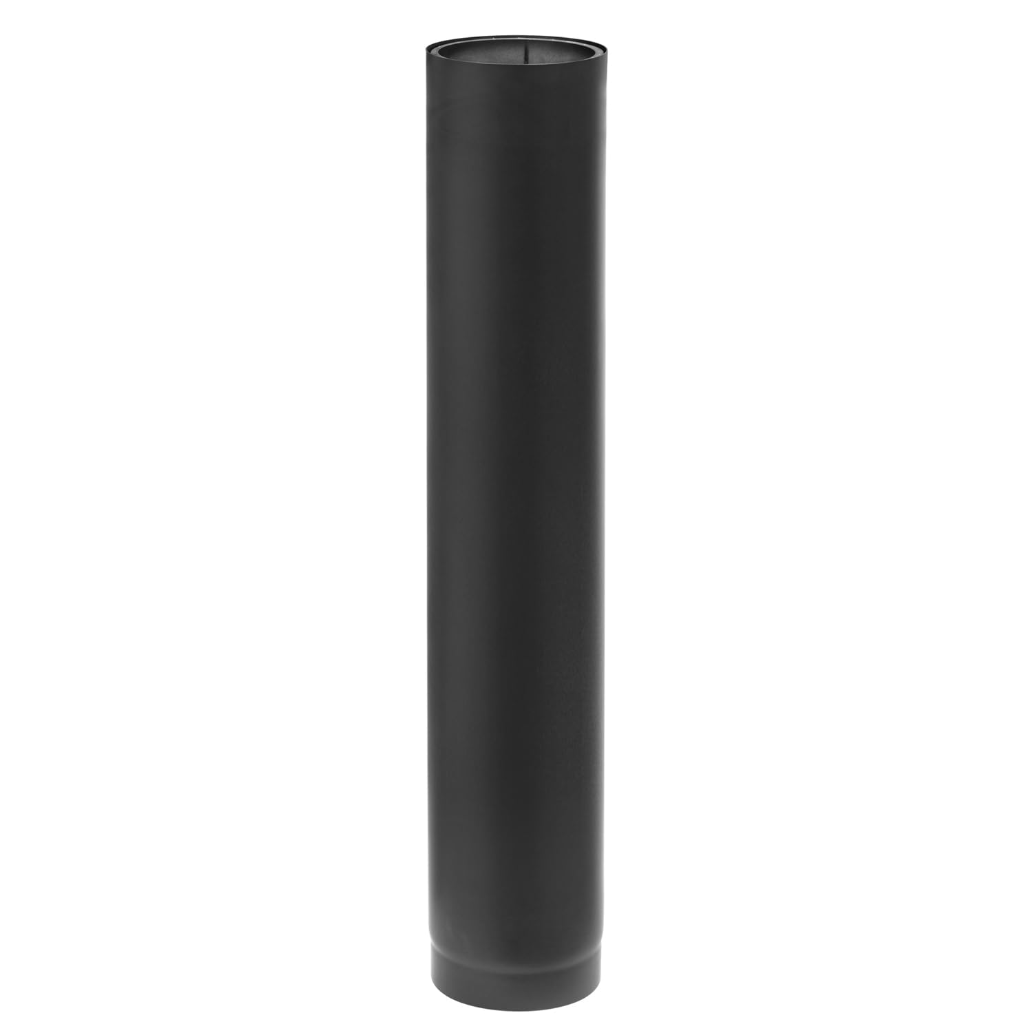 raik Rauchrohr/Ofenrohr Izoker doppelwandig mit Isolierung Durchmesser 150 mm Länge 1000 mm Stahlblech Schwarz SH30004927-sw