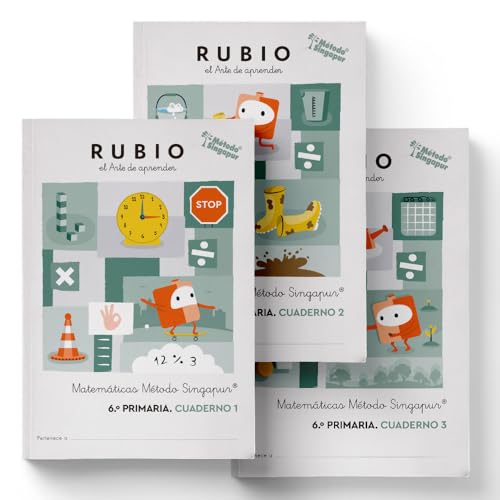 Matemáticas Método Singapur 6.º Primaria | RUBIO