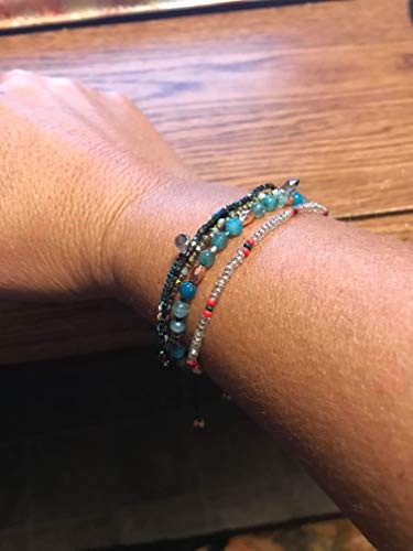 Joya Gift Handmade Adjustable Wrap Bracelet Bohemian String Braided Beads Anklets Gifts For Women Girls #TOP1