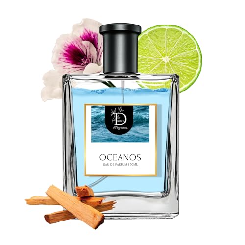 Image of DIONII OCEANOS Mens Eau De Parfum Perfume | Long Lasting Aquatic Fragrance With Sandalwood & Lime, 50 ML
