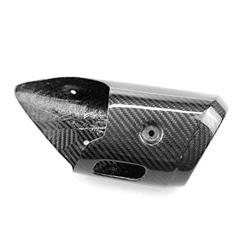 Couverture tuyau d'échappement carbone pour silencieux MT07