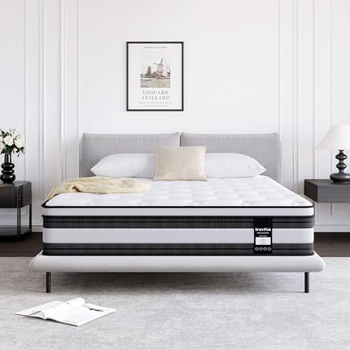 Matelas NidFrais 28 cm 160x200 Noir - Inofia