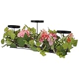 Bougeoir avec fausse fleur - l'attention méticuleuse portée aux détails dans le design met en valeur un haut niveau de sophistication et de raffinement.