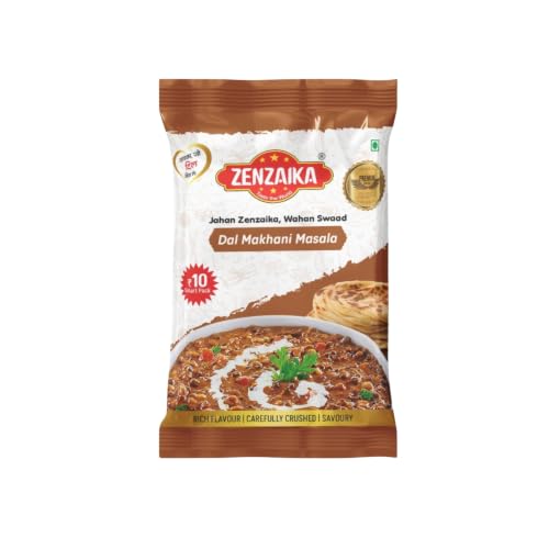 ZENZAIKA Dal Makhani Masala 10g Premium North Indian Spice Mix Rich Creamy Dal Makhani Masala Powder Authentic Punjabi Recipe Restaurant Style Flavour No Added Preservatives Ready Cooking Masala Deal