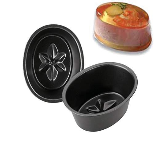 IBILI 824608 Moule à Aspic Moka, Acier, Noir, 8cm