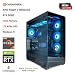 CyberPowerPC x MSI PBM Gaming PC - AMD Ryzen 7 9800X3D, Nvidia RTX 5080, 32GB RAM, 1TB NVMe SSD, 1000W PSU, Windows 11, Liquid Cooling, Mag Pano 130R PZ Black Case