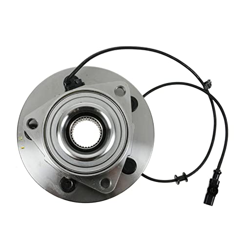 Image of TRQ 2 Piece Front Wheel Bearing & Hub Assembly Set Compatible with 2004-2005 Dodge Durango