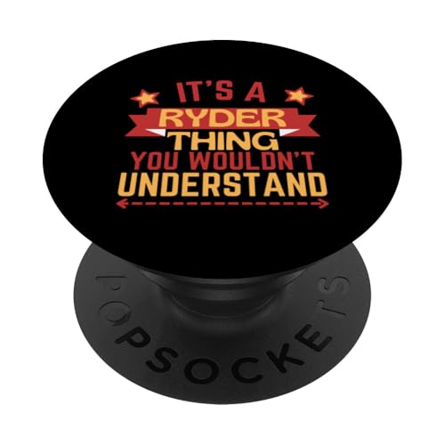 Ryder Name Cadeau Amusant pour Ryder PopSockets PopGrip Adhésif