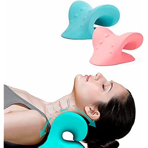 Almohada Quiropráctica de Tracción Cervical Verde Cover