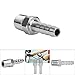 Stainless Steel Quick Coupling Connector,Male Thread BSPT 1/4in Barb Joint 6mm 8mm 10mm for Air Pipe Connection in Industrial Equipment,DIY Projects,Compressed Air Systems,Agriculture Machinery
