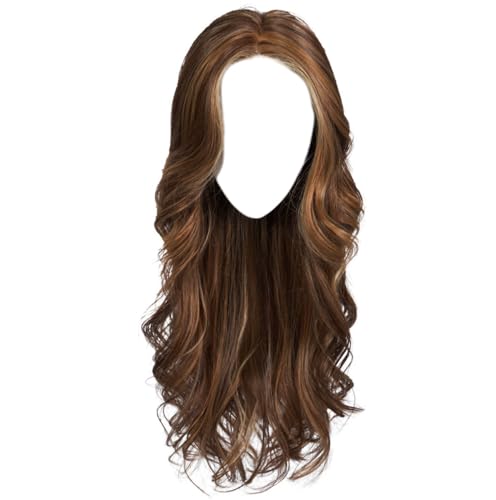 Raquel Welch Model Mode Long Layered Curls Wig by Hairuwear, Average Cap Size, RL8/29 Hazelnut