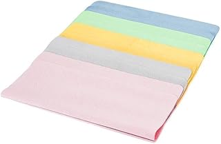 Ultra-Soft Microfiber Cleaning Cloths for Glasses Lenses & Cameras - 5 Pack Streak-Free Cleaning Safe for Delicate Surfaces