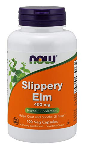 Slippery Elm, 400 mg, 100 Caps by Now Foods (Pack of 3)