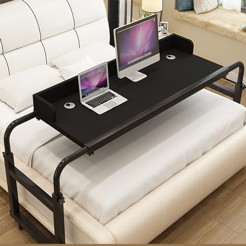 Bureau pour ordinateur portable à roulettes lit et canapé haute