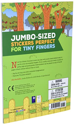 Jumbo Stickers for Little Hands: Farm Animals: Includes 75 Stickers