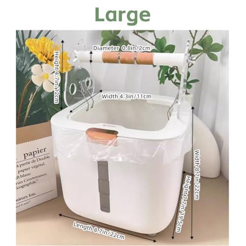 MANON ROSA Suporte de vaso sanitário para pássaros com balde removível – Ferramenta de treinamento f