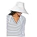 Coolibar UPF 50+ Women's Beach Hat - Sun Protective (One Size- Natural Herringbone)
