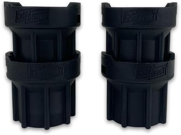 Coldbreak Beer Coupler Cleaning Cap - Bar Supplies and Beer Accessories - Ideal for Bartenders, Bar Owners, Professional and Home Brewers - Compatible with Sankey D and Euro (S), Black