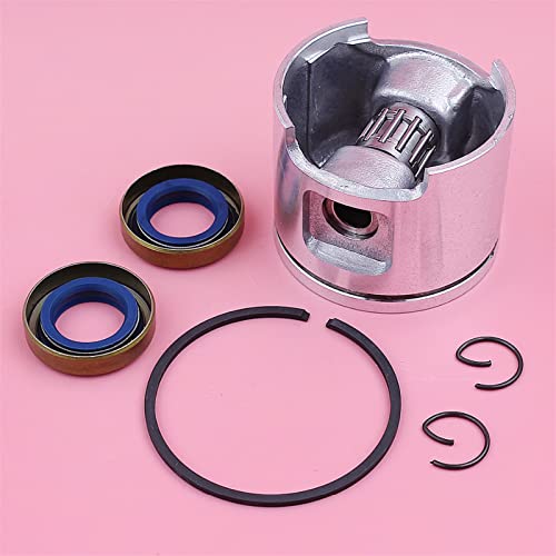 SEEDDFF 48 mm Kolbenringstift Sicherungsring-Kit passend for Husqvarna 61 Jonsered 630 Nadellager Öldichtung Benzin… – Bild 5