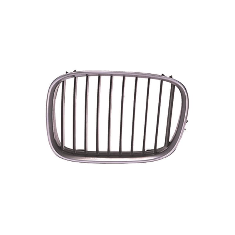 Grille de calandre avant gauche pour BMW Série 5 E39 phase 1 1995-2000 chrome et noir