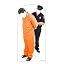 Inmate and Police Officer Standin
