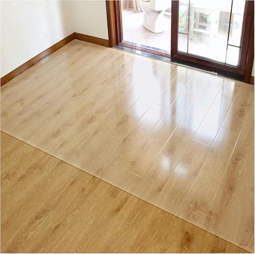 Nappe transparente imperméable protège table cuisine 80x80 - 5