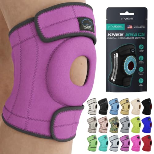 Modvel ELITE Knee Brace for Men &amp; Women – Patella Gel Pads &amp; Side Stabilizers for ACL, Meniscus Tear, Arthritis &amp; Injury Recovery – Maximum Support for Running, Sports &amp; Joint Pain Relief