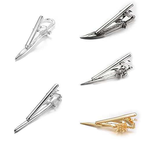 Image of Yoursfs Vintage Scottish Sword Tie Clips for Men Personalised Tie Clips Funny Sword Tie Bars Unique Cool Tie Pin for Men's Jewelry Gift