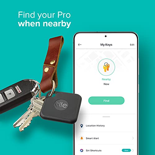 image for Tile Pro (2020) 4-Pack - High Performance Bluetooth Tracker, Keys Find