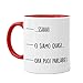 Tazza Mug 11 oz color rossa Sshhh, Ci Siamo Quasi, Ora puoi Parlare! Livelli divertenti di caffè al mattino, Idea Regalo Divertente colazione asociale!