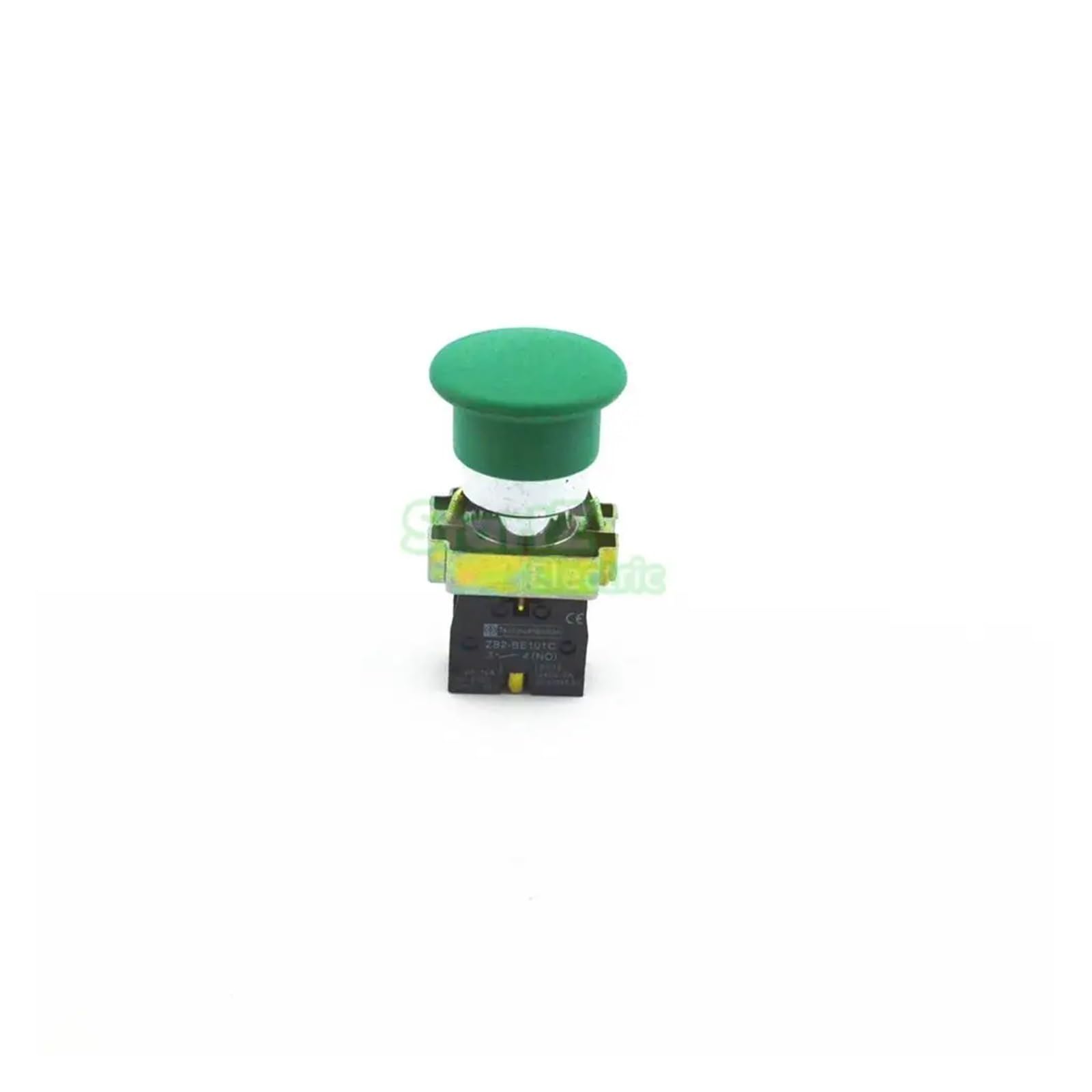 Interruptor pulsador tipo hongo momentáneo Green Sign, 1 NA, XB2-BC31