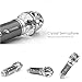 iDOBBi Car Air Purifier - Portable Air Freshener Ionizer - Cigarette Smoke Odor Smell Eliminator - Remove Dust, Pet Smell, Cigarette Smoke, Food Odor - Breathe Easy Clean Healthy Air (Ionic Silver Metallic).