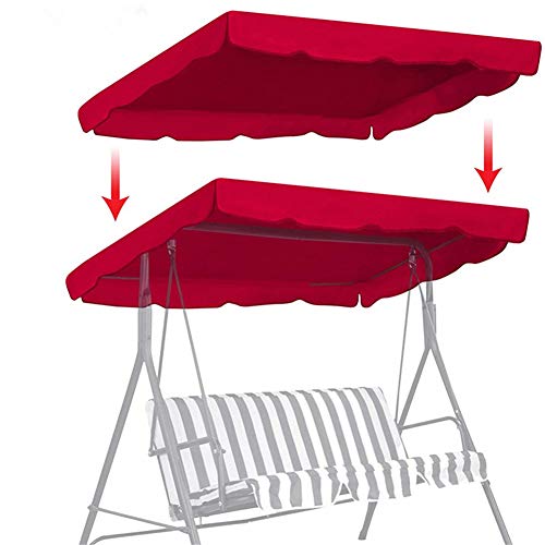 XIONGG Patio Outdoor Swing Canopy Replacement Porch Top Cover Seat Furniture 77