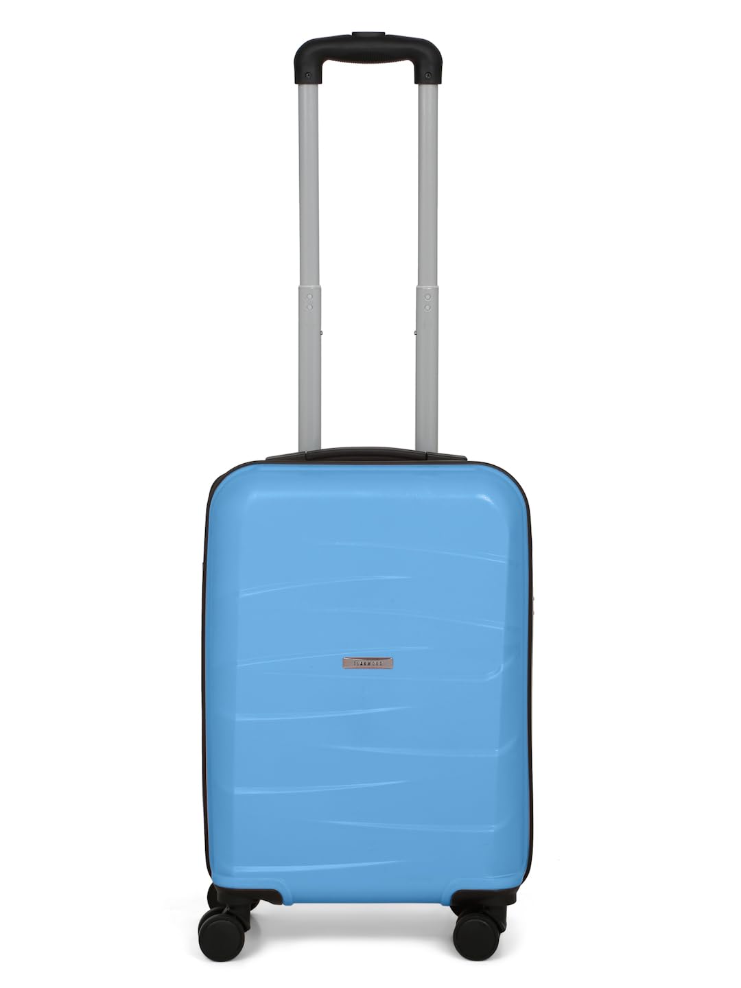 Teakwood Dune Compact 55 cm Cabin Size Trolley Bag for Travel – Durable for Weekend Business Trip & Airline Cabin Fit – Smooth Wheels & Telescopic Handle Luggage Suitcase | Small, Sky Blue