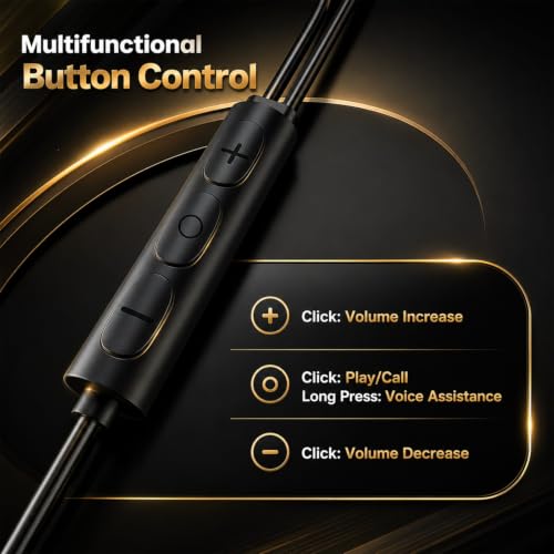 Kratos Tune V4 Type C Wired Earphones with Mic - Black Black with Grey - Image 4