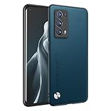 HONLEN Custodia per OPPO Reno6 Pro 5G (6.55" Inches) Cover per Telefono Aziendale con Retro in Pelle, Zaffiro