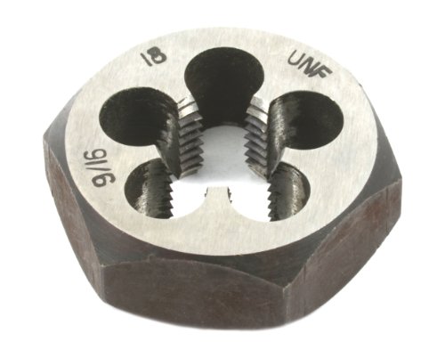 Forney 21183 Pipe Die Industrial Pro UNF Hex Re-Threading Carbon Steel, Right Hand, 9/16-Inch by 18