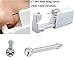 Disposable Sterile Ear Nose Piercing Kit Tool Stud Safety Portable Nose Piercing Kit (Nose Silver White)