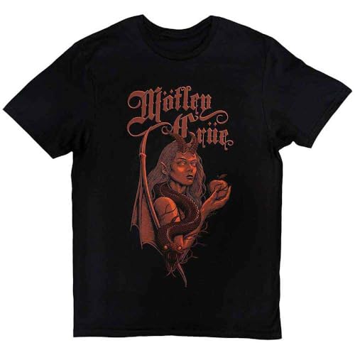 Motley Crue Argentina Band Logo T Shirt Size L