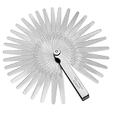 Zeeorymn Outil de Mesure de Marquage de 32 Feuilles, Fauge D'épaisseur en Acier de 0,03 ...