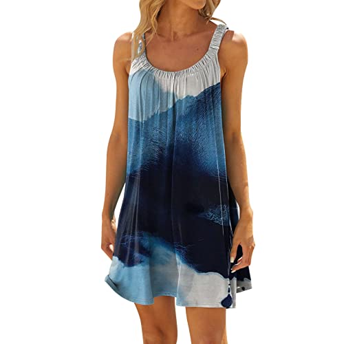 Vestido de playa mujer verano 2026 corto pareo informal de algodon ligero